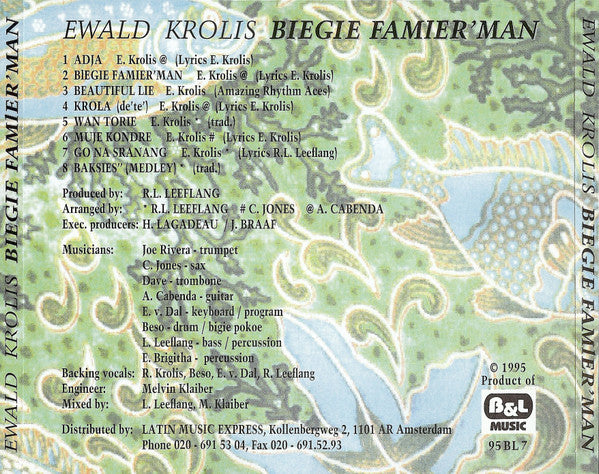 Ewald Krolis : Bigie Famier'Man (CD, Album)