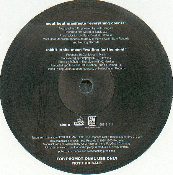 Various : For The Masses (12", Promo, Smplr)