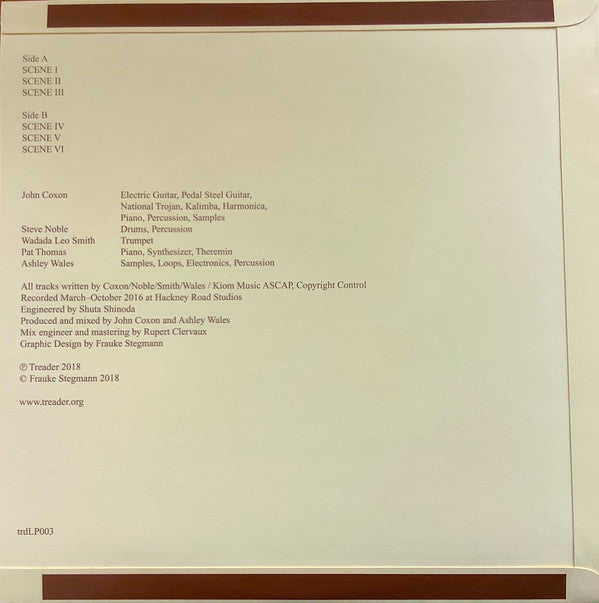 Spring Heel Jack And Wadada Leo Smith With Pat Thomas And Steve Noble : Hackney Road (LP)