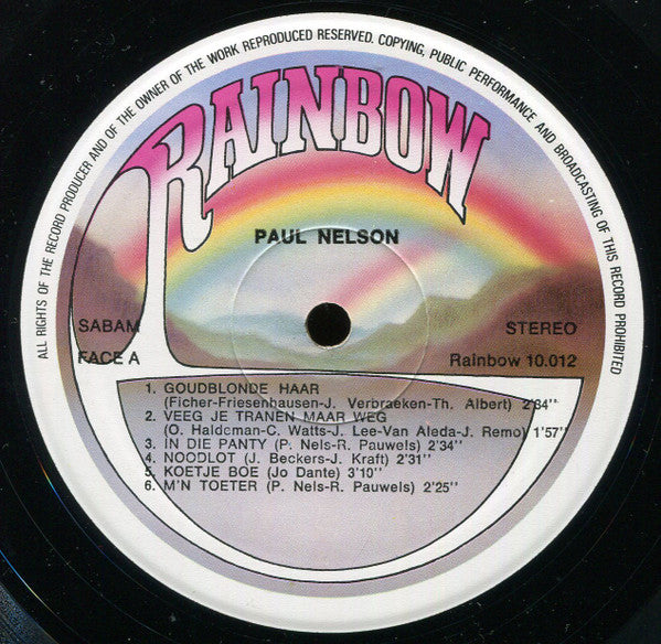 Paul Nelson (16) : Paul Nelson (LP, Album)