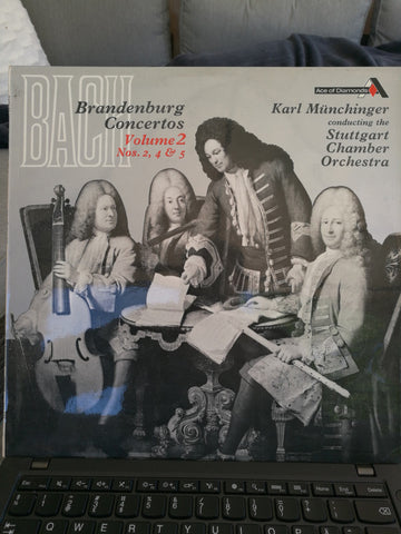 Johann Sebastian Bach, Karl Münchinger, Stuttgarter Kammerorchester : Brandenburg Concertos Volume 2 Nos. 2, 4 & 5 (LP, RE)