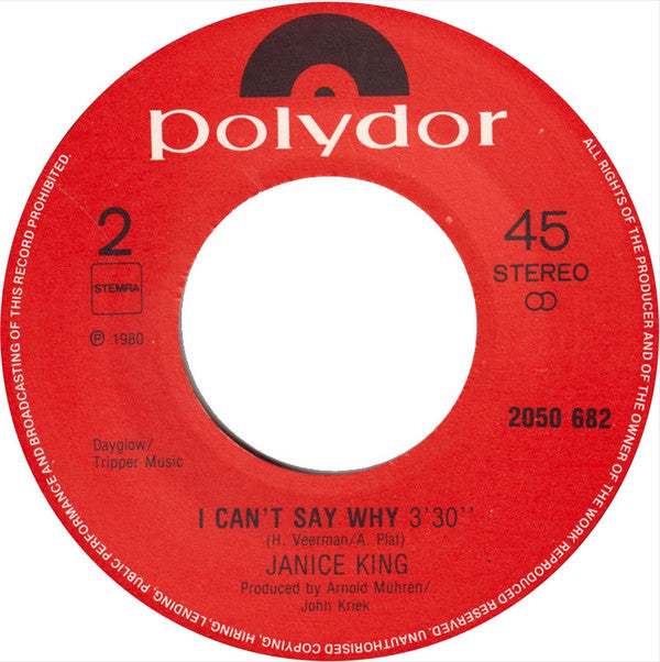 Janice King (3) : Summerbreeze (7", Single)