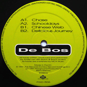 De Bos : Chase (12")