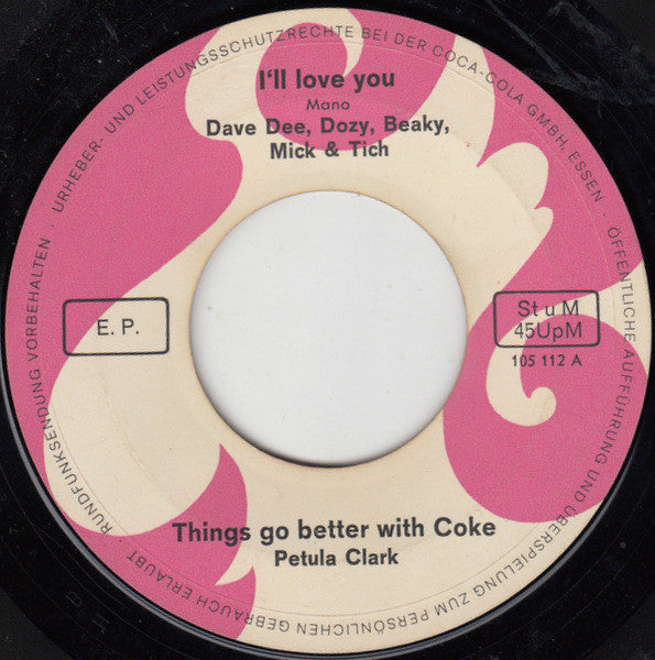 Dave Dee, Dozy, Beaky, Mick & Tich : I'll Love You (7", EP, Mono)