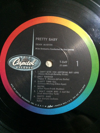 Dean Martin : Pretty Baby (LP, Album, Mono)