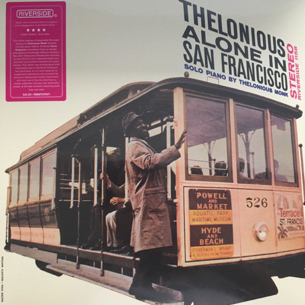 Thelonious Monk : Thelonious Alone In San Francisco (LP, Album, RE)