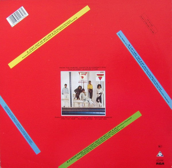 Five Star : Stay Out Of My Life (12", Maxi)