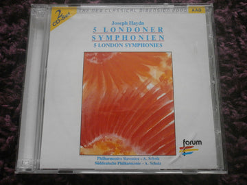 Joseph Haydn - Philharmonia Slavonica, Süddeutsche Philharmonie, Alfred Scholz : 5 Londoner Symphonien = 5 London Symphonies (2xCD, Comp)