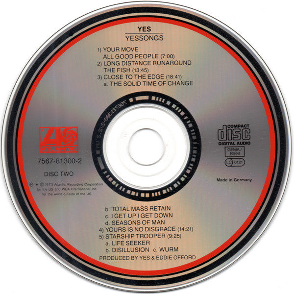 Yes : Yessongs (2xCD, Album, RE, RP)
