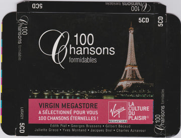 Various : 100 Chansons Formidables (Box, Comp + 5xCD, Comp)