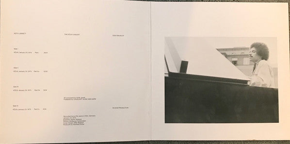 Keith Jarrett : The Köln Concert (2xLP, Album, RE, Gat)