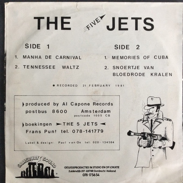 The Five Jets (3) : Manha de Carnival (7", EP)