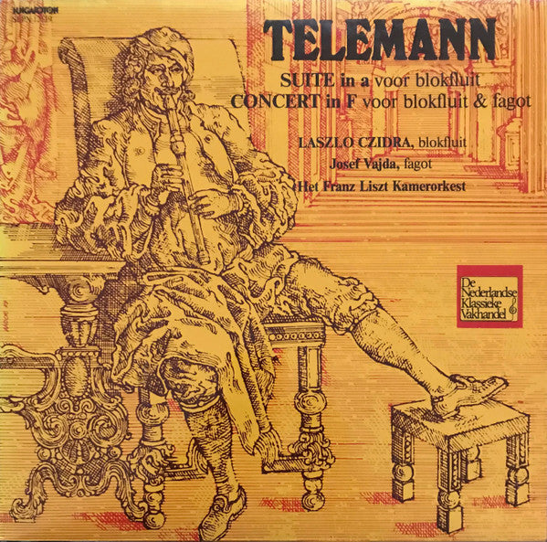 Georg Philipp Telemann : Suite in a voor blokfluit / Concert in f voor blokfluit & fagot (LP, Album)