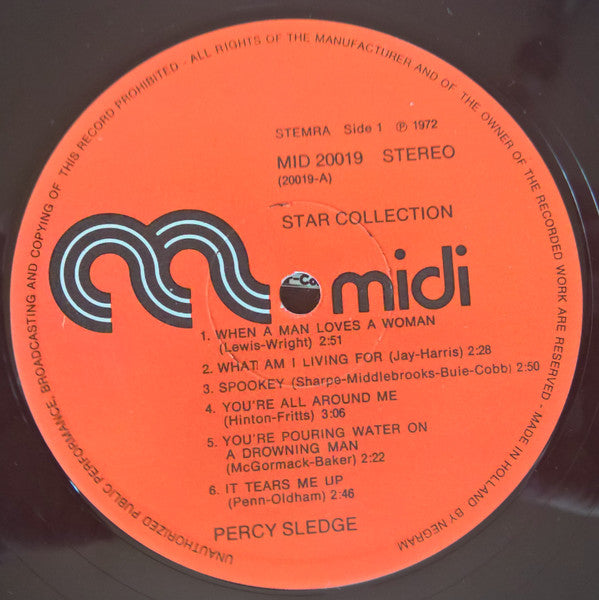 Percy Sledge : Star-Collection (LP, Comp, RE)