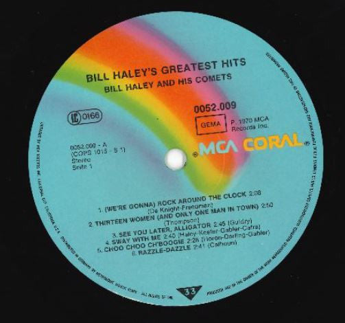 Bill Haley And His Comets : Bill Haley's Greatest Hits! (LP, Comp, RE)