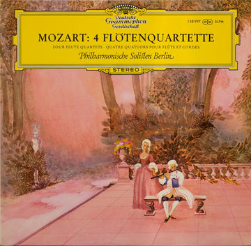 Wolfgang Amadeus Mozart, Philharmonische Solisten Berlin : 4 Flötenquartette (LP)