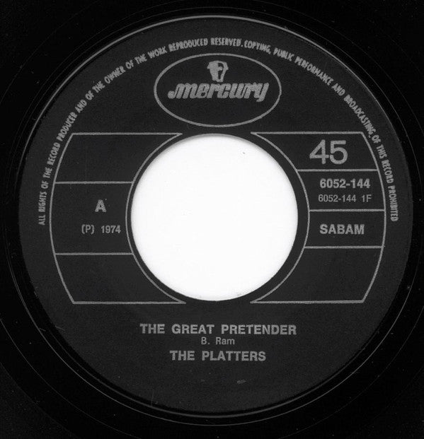 The Platters : The Great Pretender / My Prayer (7", Single, RE)