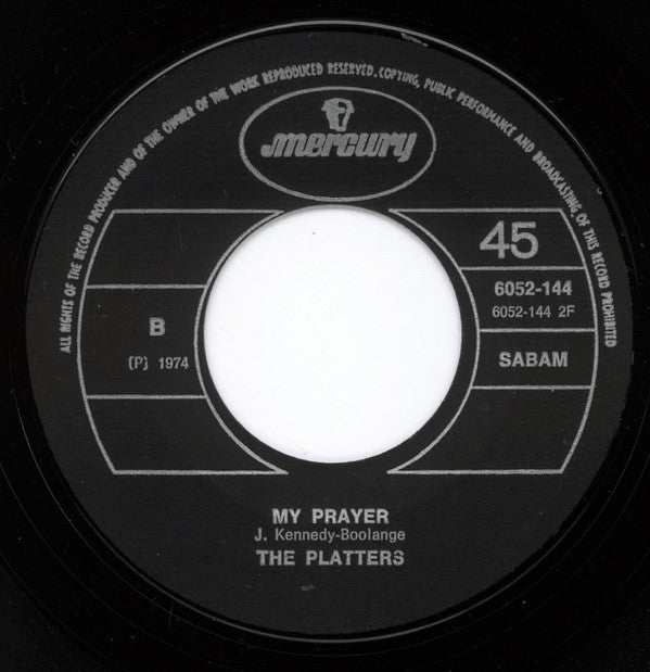 The Platters : The Great Pretender / My Prayer (7", Single, RE)