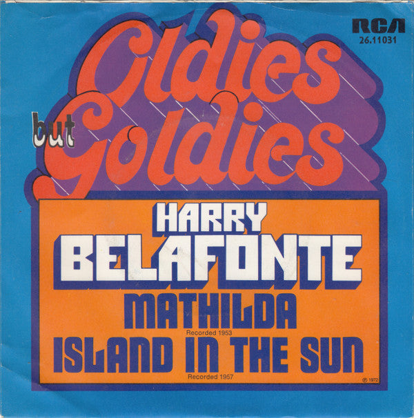 Harry Belafonte : Matilda / Island In The Sun (7", Single, RE)