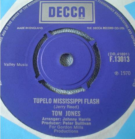 Tom Jones : Daughter Of Darkness (7", Single)
