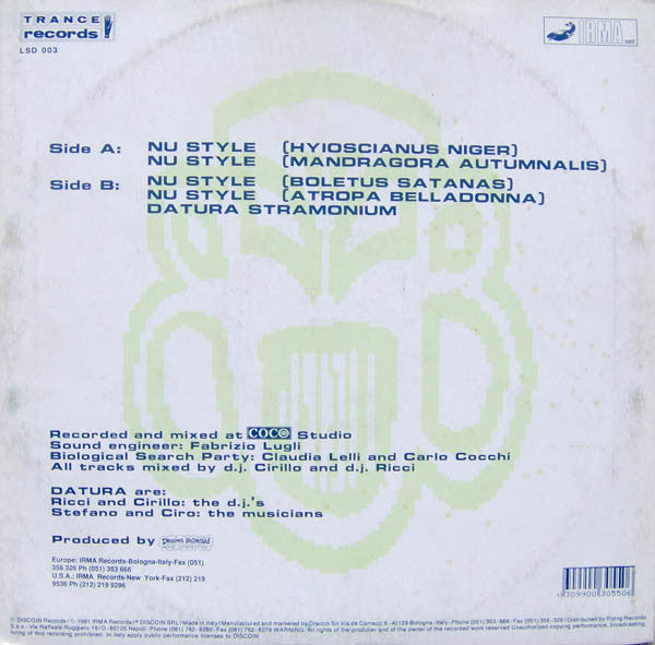 Datura : Nu Style (12")