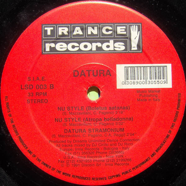 Datura : Nu Style (12")