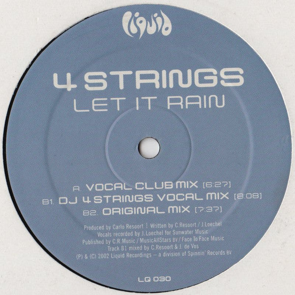 4 Strings : Let It Rain (12")