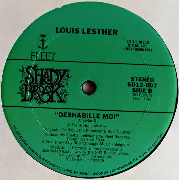 Louis Lesther : Deshabille Moi (Undress Me) (12", Gre)