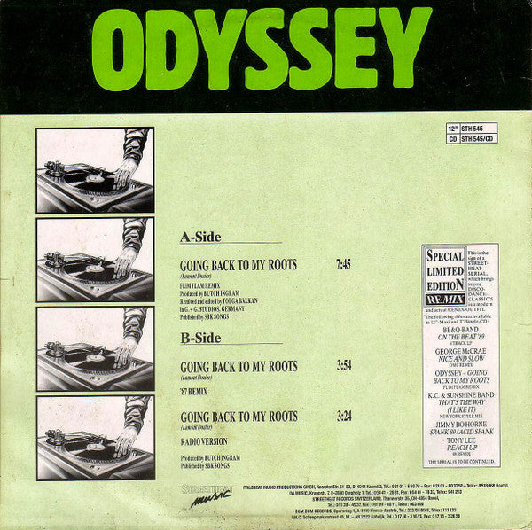 Odyssey (2) : Going Back To My Roots (Flim Flam Remix) (12", Maxi, Ltd)