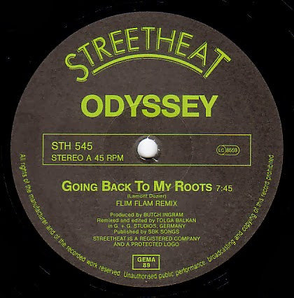 Odyssey (2) : Going Back To My Roots (Flim Flam Remix) (12", Maxi, Ltd)