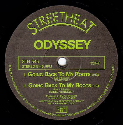 Odyssey (2) : Going Back To My Roots (Flim Flam Remix) (12", Maxi, Ltd)