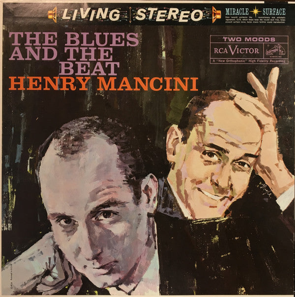 Henry Mancini : The Blues And The Beat (LP, Album, RE, Ora)