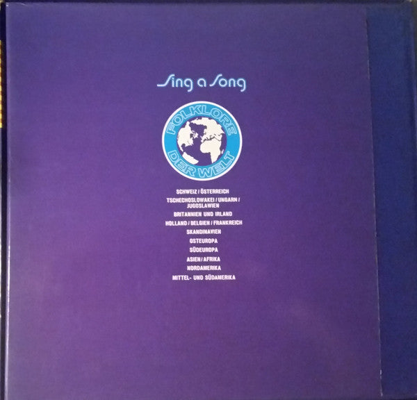 Various : Sing A Song (Folklore Der Welt) (5xLP + Box)