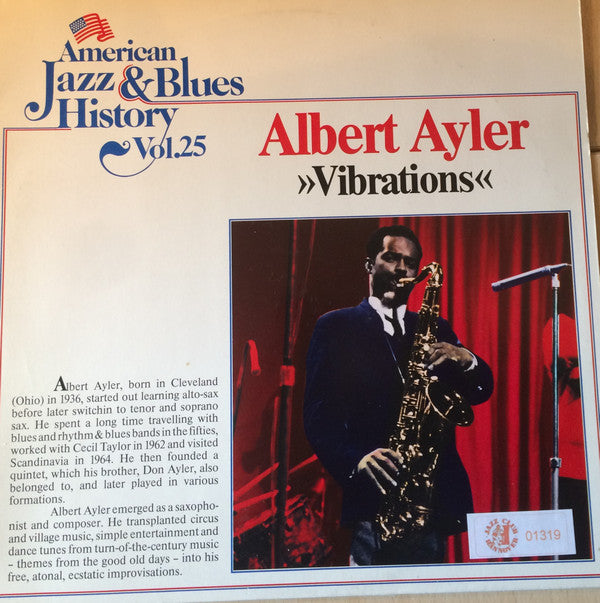 Albert Ayler : Vibrations (LP, Album, RE)