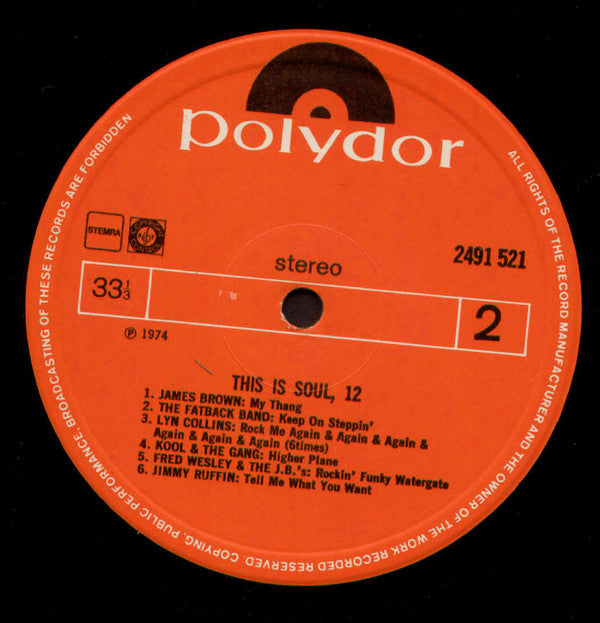 Various : This Is Soul 12 (LP, Comp)