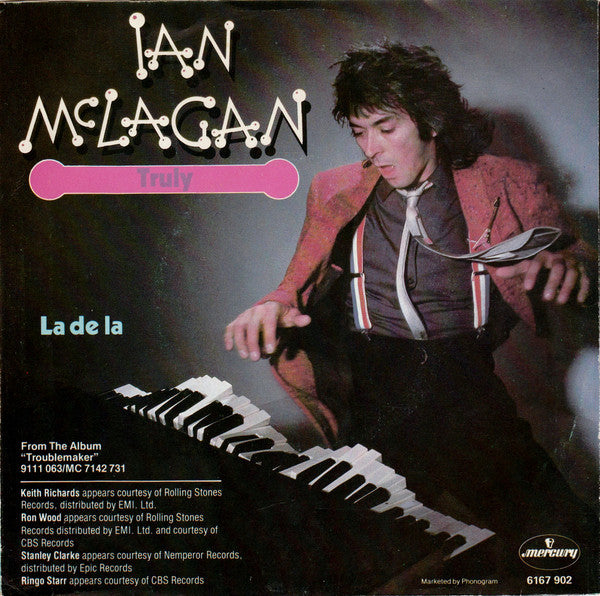 Ian McLagan : La De La (7", Single)