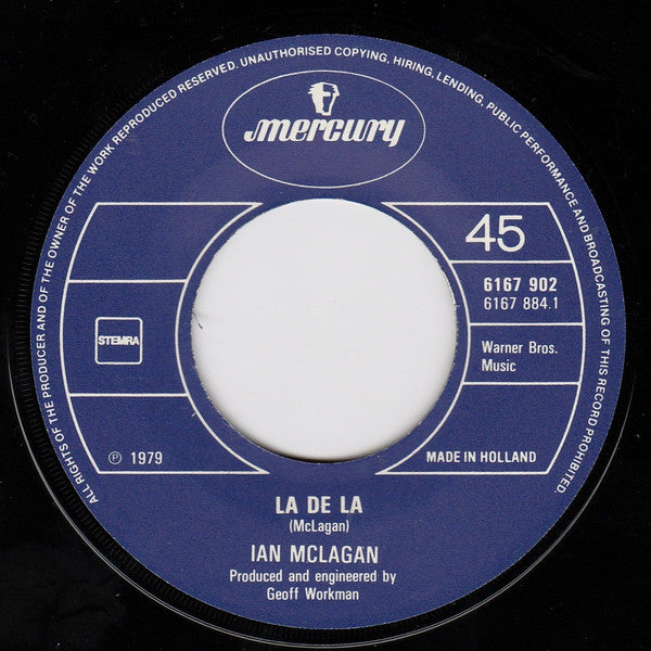 Ian McLagan : La De La (7", Single)