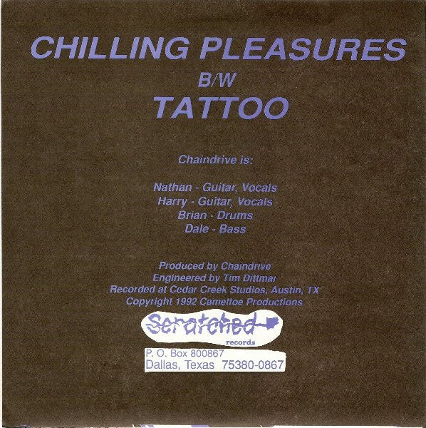 Chaindrive : Tear Into The Feces (7", Single)