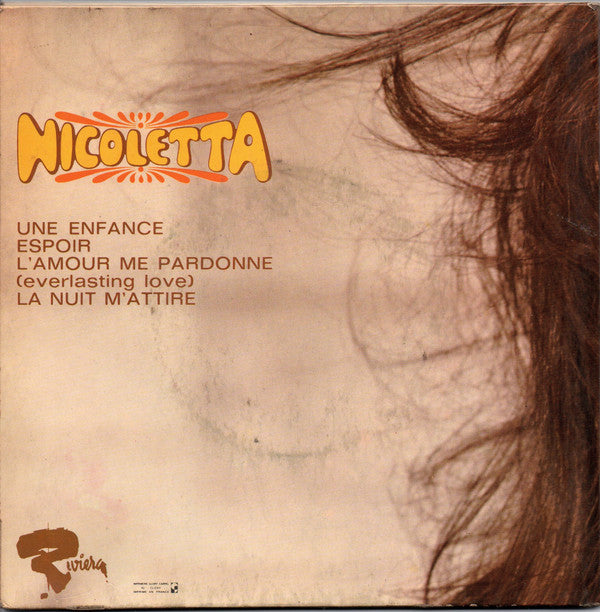 Nicoletta (2) : Une Enfance (7", EP, Gat)