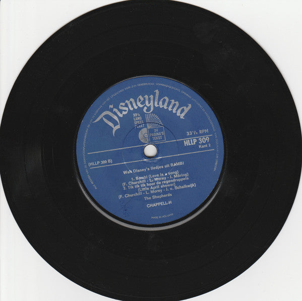 Piet Ekel, The Shepherds : Het Verhaal Van Bambi (7", MiniAlbum, Sol)