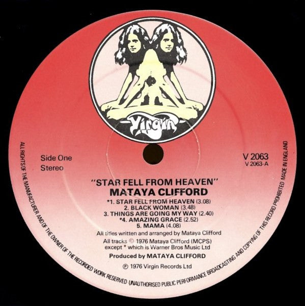 Mataya Clifford : Star Fell From Heaven (LP, Album)