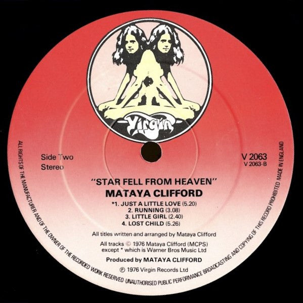 Mataya Clifford : Star Fell From Heaven (LP, Album)