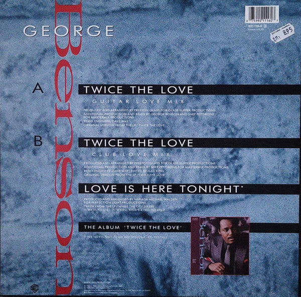 George Benson : Twice The Love (12")