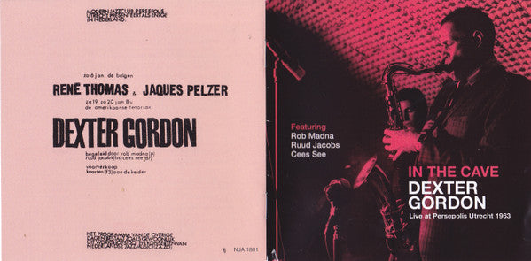Dexter Gordon : In The Cave (Live at Persepolis Utrecht 1963) (CD, Album, Mono)