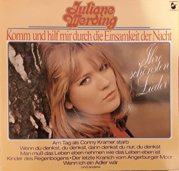 Juliane Werding : Komm Und Hilf Mir Durch Die Einsamkeit Der Nacht (Ihre Schönsten Lieder) (LP, Comp, RE)