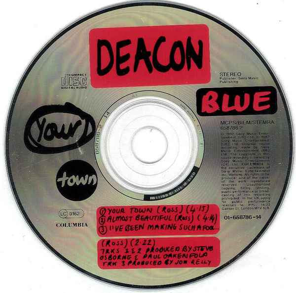 Deacon Blue : Your Town (CD, Maxi)