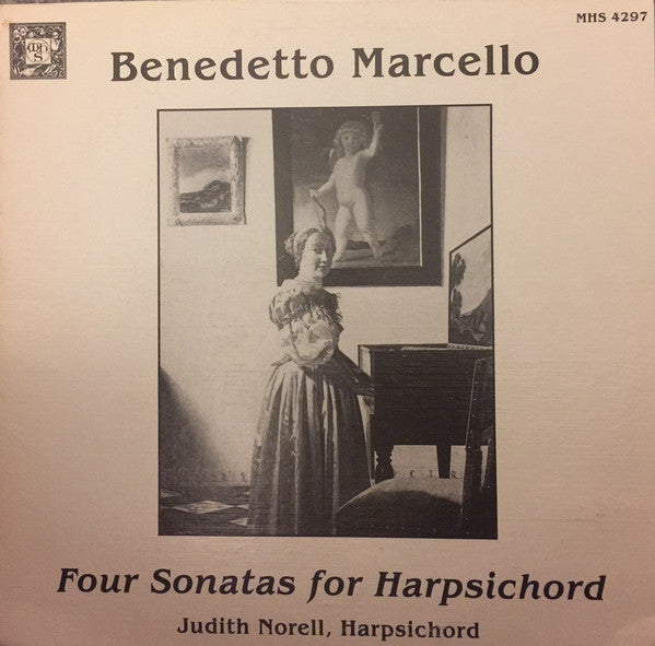 Benedetto Marcello, Judith Norell : Four Sonatas For Harpsichord (LP)