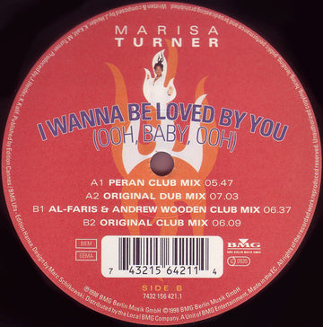 Marisa Turner : I Wanna Be Loved By You (Ooh, Baby, Ooh) (12")