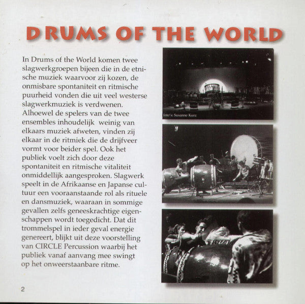 Circle Percussion, Anumadutchi : Drums Of The World (CD, Album)