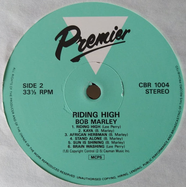 Bob Marley : Riding High (LP, Comp)